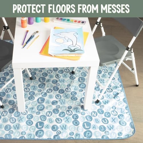 S&T INC. Splat Mat for Under High Chair - Image 4