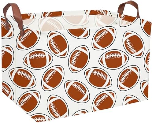 Essme Rectangular Football Baskets, Kids Storage Box, Toy Bin by ESSME