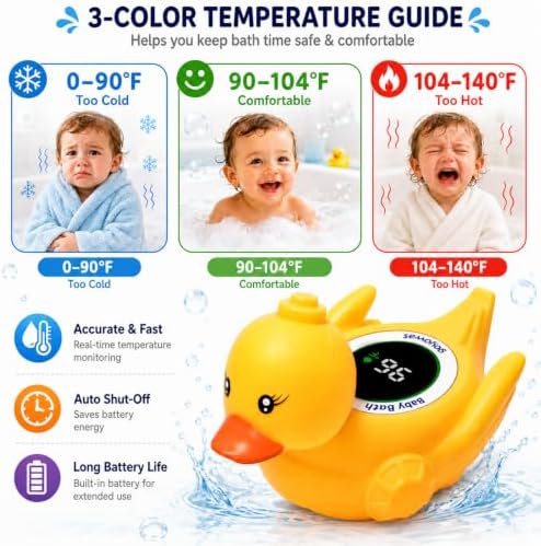Baby Bath Thermometer Water Temp Safety - Image 4