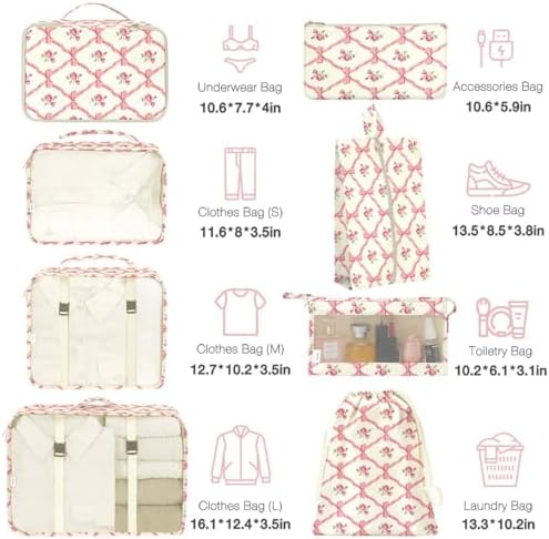 8 Set Packing Cubes for Suitcases, Packing Cube - Image 2