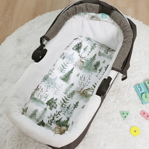 PHF 3 Pack Soft Bassinet Sheets, Woodland Breathable Comfy Cradle Sheets - Image 3