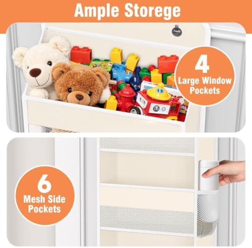 Over The Door Organizer Storage Large Capacity Hanging Bedroom Storage - Image 4