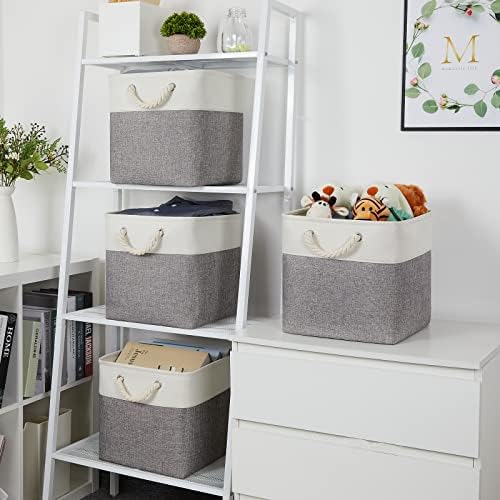Temary Fabric Baskets 12 Inch Storage Cubes Basket - Image 5