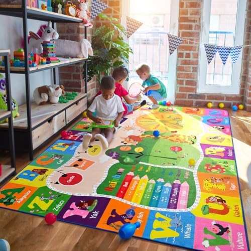 BENRON 4x6 Kids Rug for Playroom Classroom, Fun Play Mat - Image 5