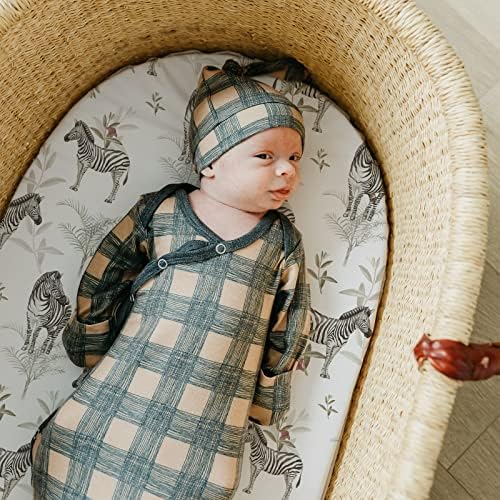 Stretch Fitted Bassinet Sheet Set BROLEX 2 Pack Cradle Sheets - Image 7