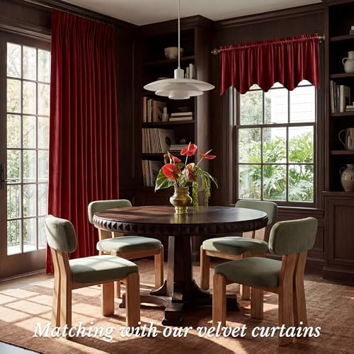 StangH Red Christmas Window Valance 52x18 Inch, 1 Panel - Image 2