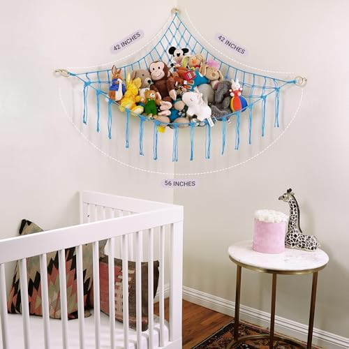 ABBY BABY Large Stuffed Animal Hammock Corner - Image 3