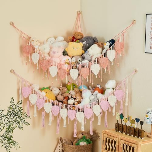 Pretty Jolly Stuffed Animal Storage Hammock - Image 5