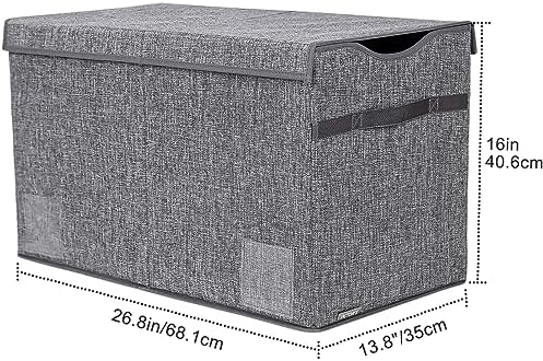 YOLOXO Toy Box Chest, Collapsible Sturdy Storage Bins - Image 2