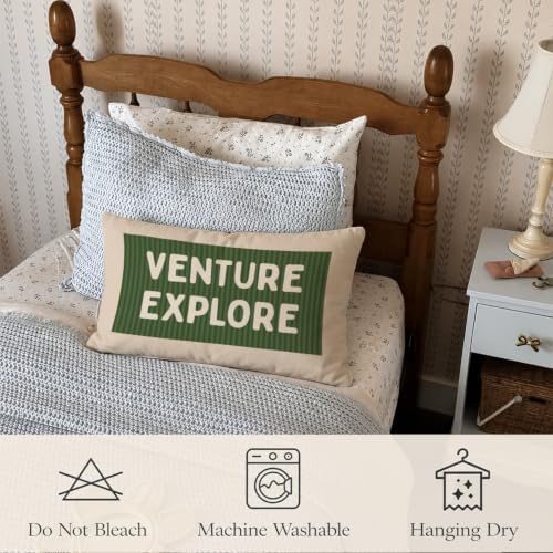 Boys Room Decor Adventure Venture Explore 12x20 Pillow Cover - Image 5