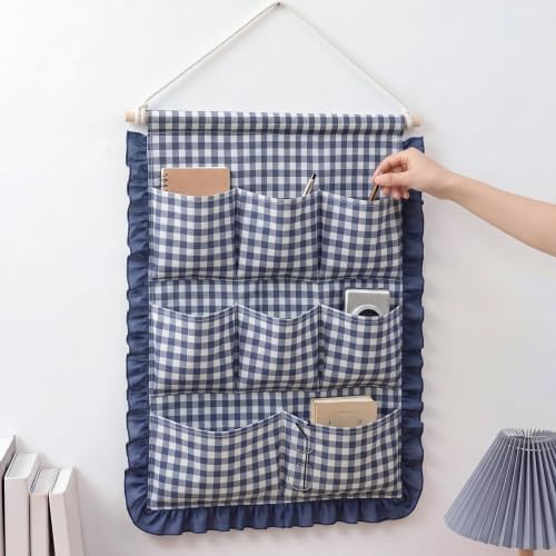 Amyhill Gingham Wall Hanging Organizer by Amyhill