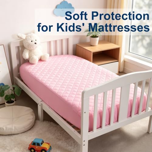 BEDSUM 2-Pack Waterproof Crib Mattress Protector - Image 5