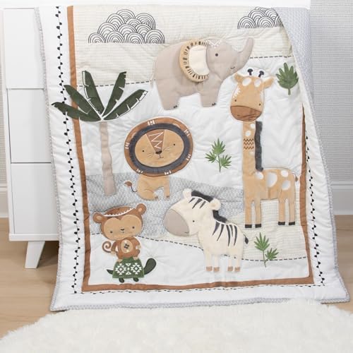 The Peanutshell 4 Piece Organic Cotton Baby Crib Bedding Set - Image 5