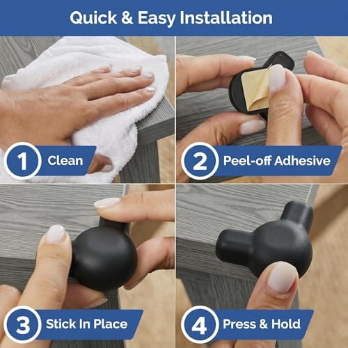 Silicone Corner Protectors for Baby Proofing – Soft Adhesive Corner Guards for - Image 7