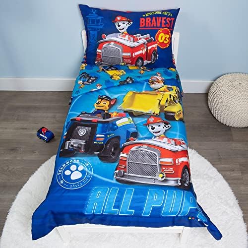 Paw Patrol Calling All Pups 4 Piece Toddler Bedding Set – Includes Comforter by PawPatrol