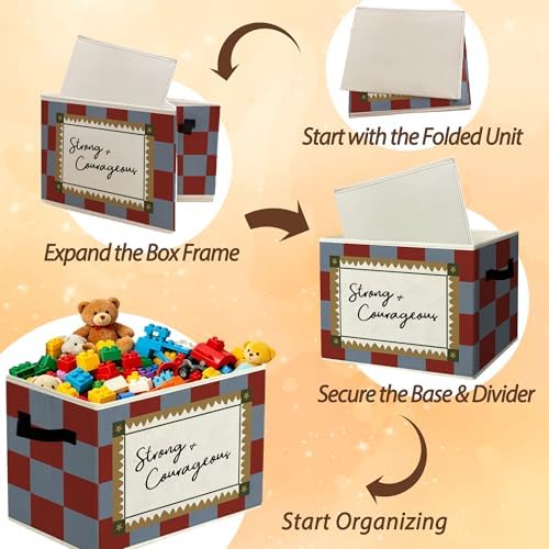 Nursery Positive Affirmation Storage Bins Box - Image 6