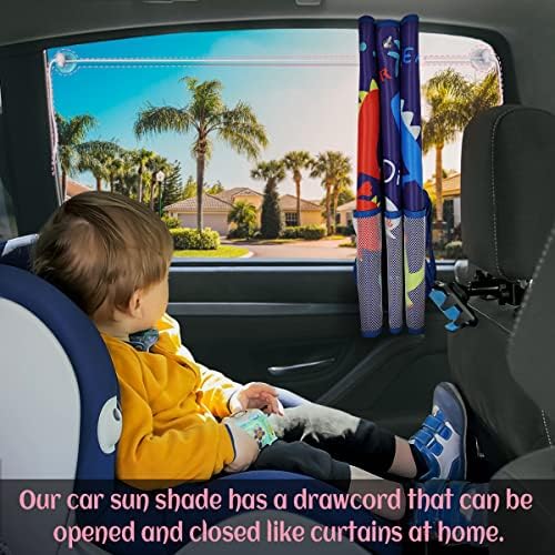 DIZA100 Car Window Shade for Baby, 2 Pack Car Sun Shades - Image 3