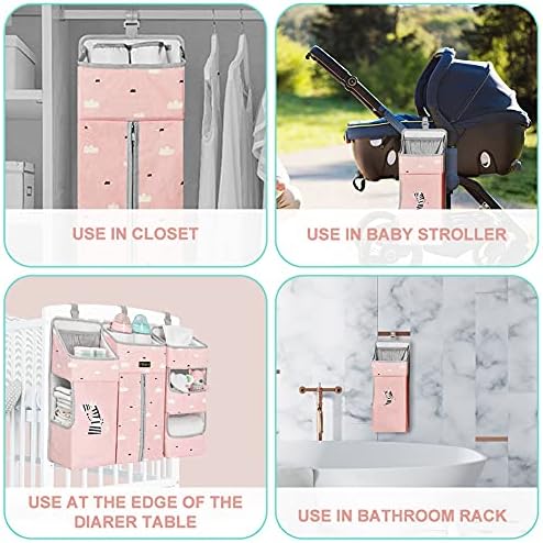 Hanging Diaper Caddy Organizer for Baby Crib - Image 6