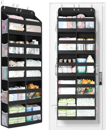 Yecaye 5-Tier Over The Door Organizer Dual-Column, 80lbs Load Over the Door by Yecaye
