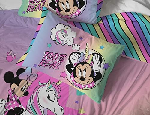 Disney Minnie Mouse Full Size Comforter Set 7 Piece Kids Bedding - Image 6