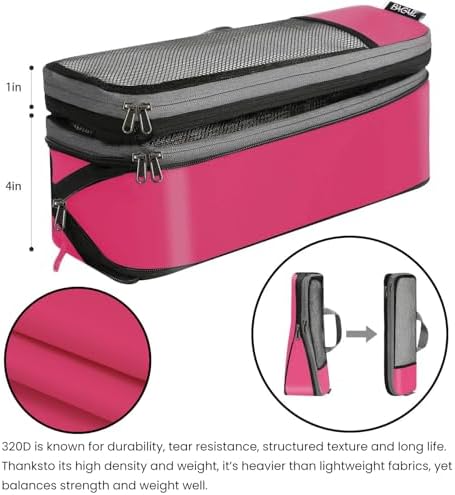 BAGAIL 4 Set/6 Set/8 Set Compression Packing Cubes Travel Accessories - Image 5
