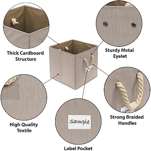 Simple Houseware 13-Inch Cube Storage Bin - Image 3