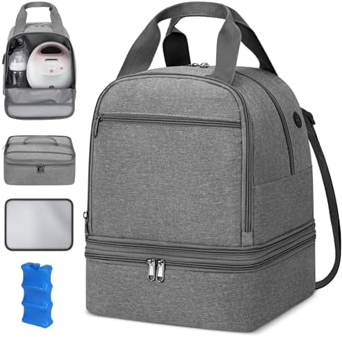 OCKLILY Breast Pump Bag Cooler Backpack — Large Insulated Milk Storage by OCKLILY