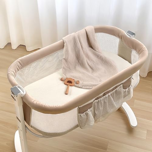 lulumoon Muslin Fitted Bassinet Sheet: Compatible - Image 7