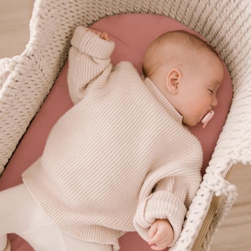 Yoofoss 3-Pack Bassinet Sheets for Girls Universal Fit - Image 4