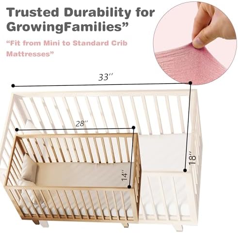 Baby Bassinet Sheets Girl Cotton 3 Pack - Image 5