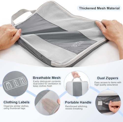 OlarHike 10 Set Compression Packing Cubes - Image 6
