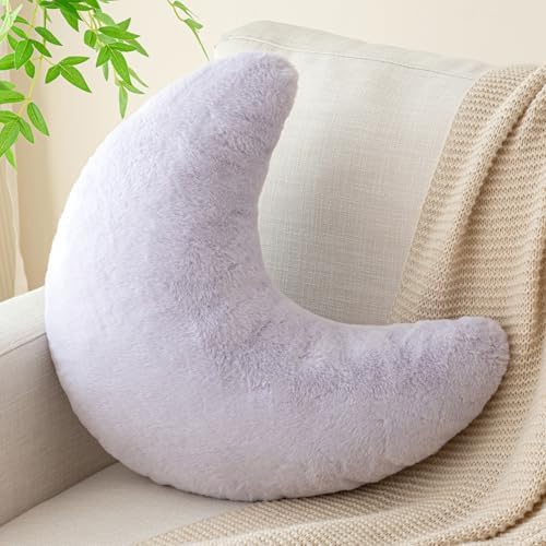 Moon Pillow, Decorative Throw Pillows by Znhinery