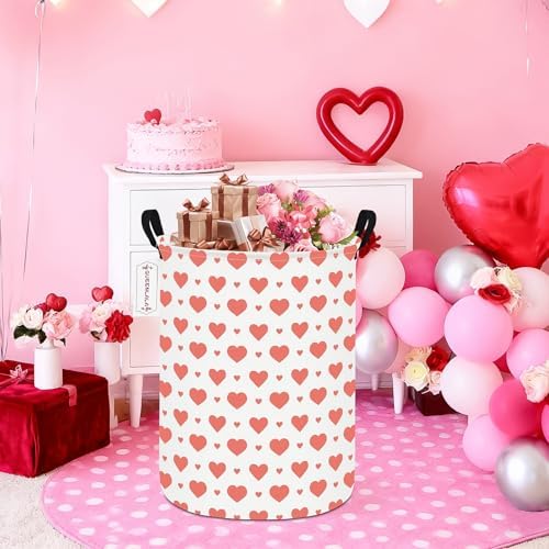 QUEENLALA Large Foldable Round Storage Basket Laundry Hamper - Image 7