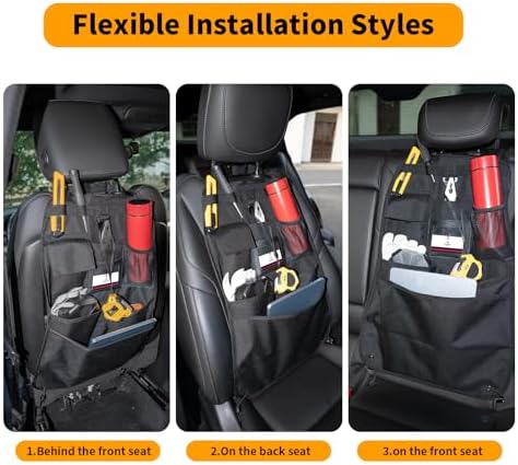 Back Seat Car Organizer with Car Storage Bags, Universal Car Organizers and - Image 6