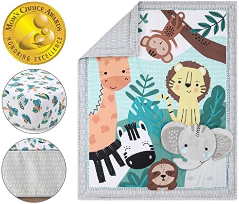 The Peanutshell 3 Piece Baby Crib Bedding Set - Image 2