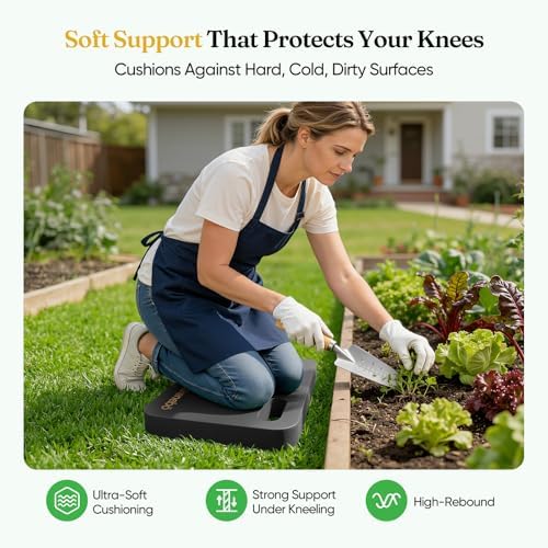 Grenebo 2-Pack Kneeling Pads, Extra Thick NBR, 17.3 x 11 x 1.6 in - Image 3