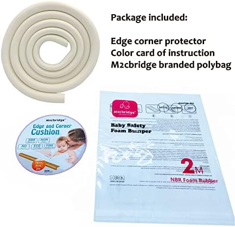 M2cbridge U Shape Furniture Table Edge Protectors Foam 6.5 Ft - Image 4