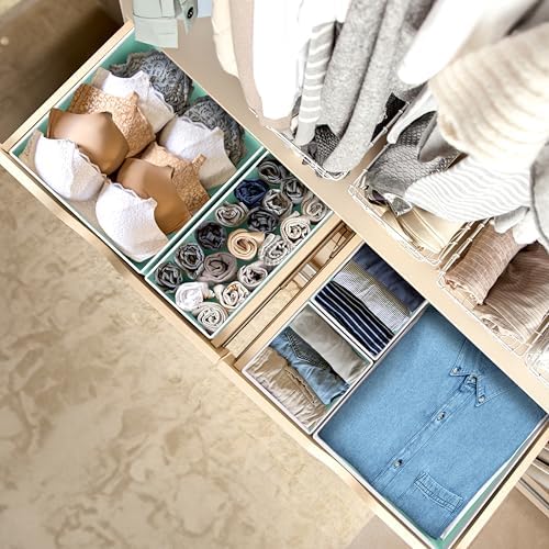 Simple Houseware Foldable Drawer Organizer Bin - Image 5