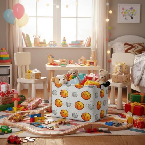 Kid Cute Nursery Storage Basket Baby Toy Clothes Storage Bin Playroom Bedroom - Image 5