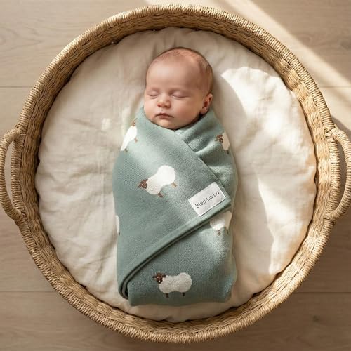 Knit Baby Swaddle Blanket - Image 6