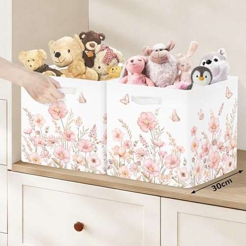 Clastyle 11.8" Flower Storage Basket Set of 3 - Image 5