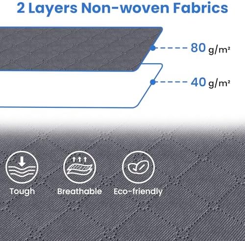 Fab totes 8 Pack Storage Bags for Clothes Blanket Storage Bins - Image 6