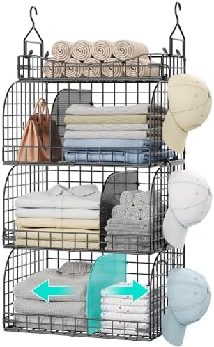 HapiRm Hanging Closet Organizer Storage by HapiRm