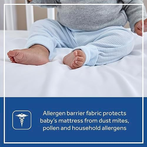 Sealy Baby Allergy Protection Plus Fitted Waterproof Infant Crib Mattress - Image 2