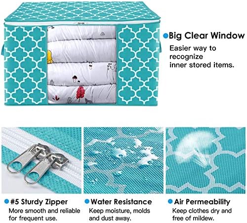 Storage Bags 100L 4Pack Clothes Organization and Storage Containers - Image 5