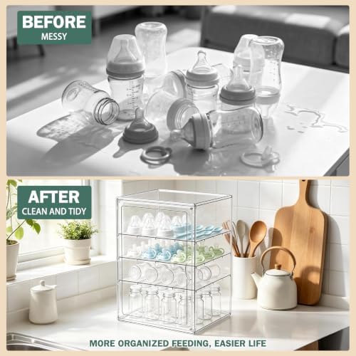 Baby Bottle Storage Organizer for Countertop - Image 3
