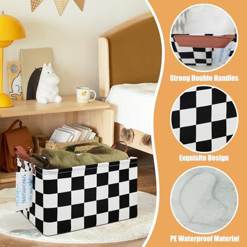 Rectangular Collapsible Boys Racecar Storage Basket Nursery Organizer - Image 3