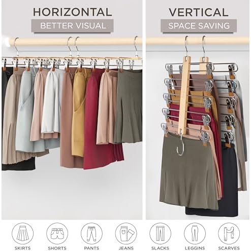 MORALVE Skirt Hangers Space Saving - Image 4