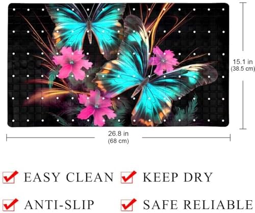 Baby Bath Mat Non Slip 26.8"x15.1" Bathtub Mat - Image 3