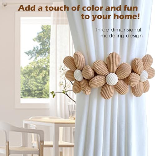 SRG Curtain Tiebacks for Curtains 2 Pack, Decorative Curtain Holdbacks for - Image 6